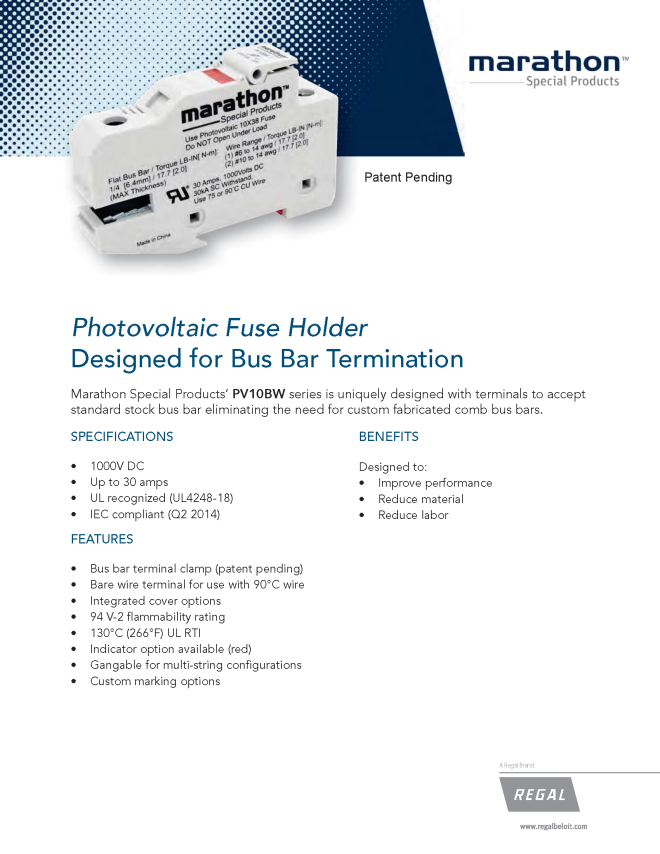 Photovoltaic Fuse Holder